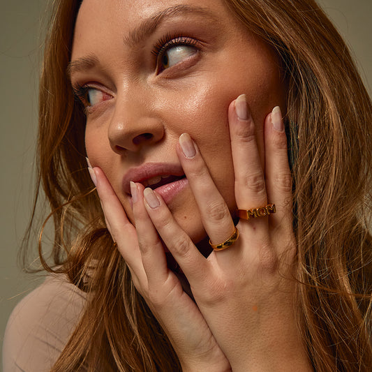 Mom Ring 18K Guldbelagt - Josephine Nord