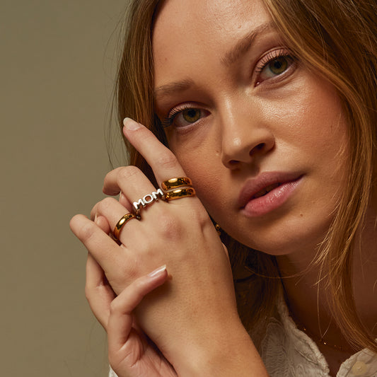 Delicate Ring 18K Guldbelagt 4mm - Josephine Nord
