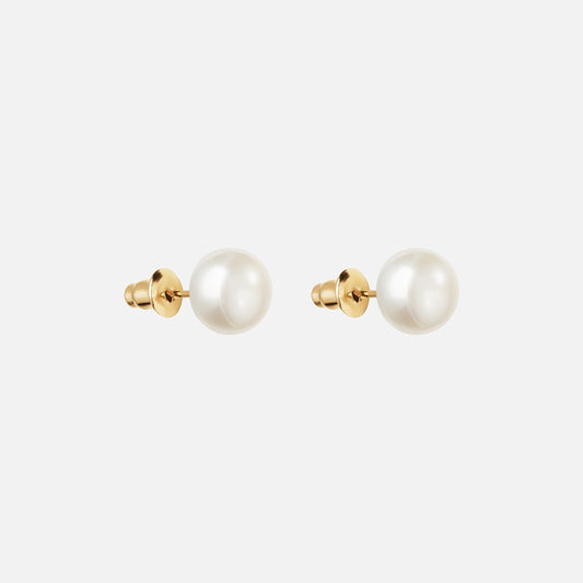 Classic Perlestuds Øreringe 18K Guldbelagt