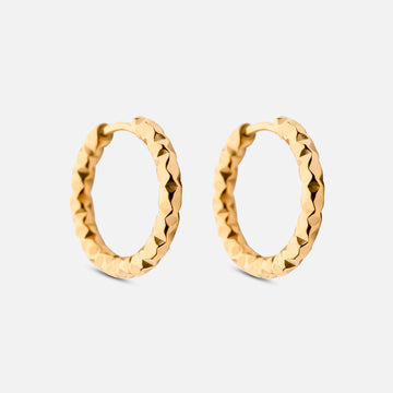 Astra Hoops Øreringe 18K Guldbelagt 18mm