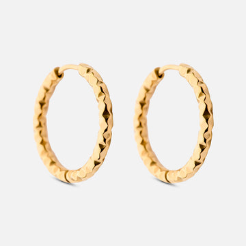 Astra Hoops Øreringe 18K Guldbelagt 22mm