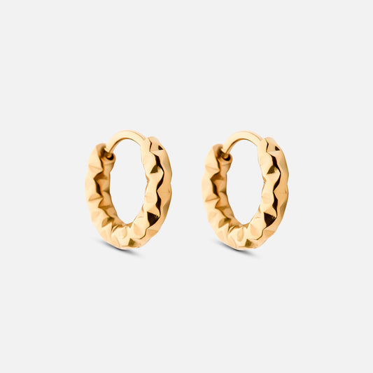 Astra Hoops Øreringe 18K Guldbelagt 12mm