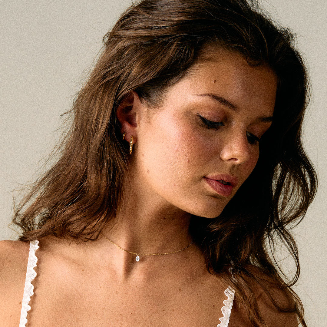 Astra Hoops Øreringe 18K Guldbelagt 22mm