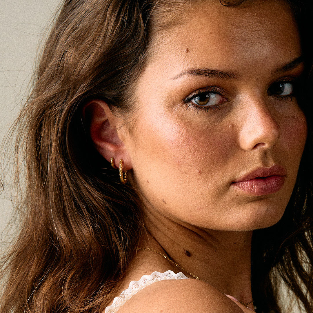 Astra Hoops Øreringe 18K Guldbelagt 22mm