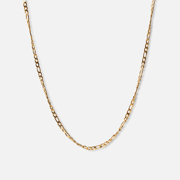 Figaro Halskæde 18K Guldbelagt 3mm - Josephine Nord