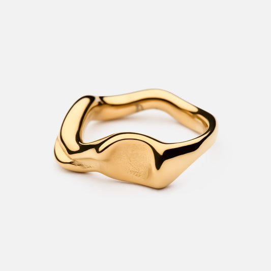 Dune Ring 18K Guldbelagt - Josephine Nord