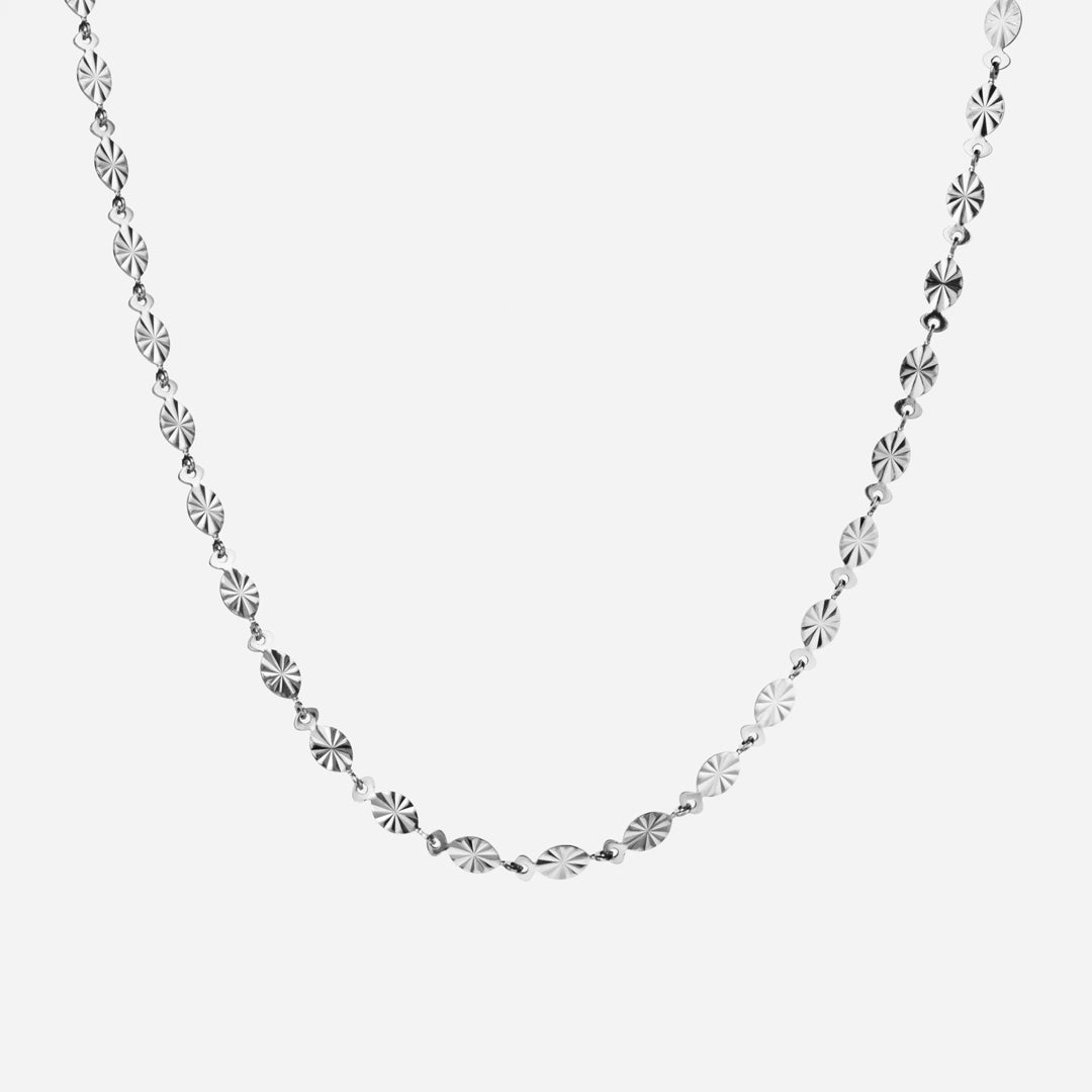 Sunset Halskæde Sølvfarvet