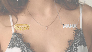 Mom smykker: MOM ring, mama halskæde eller bogstav?