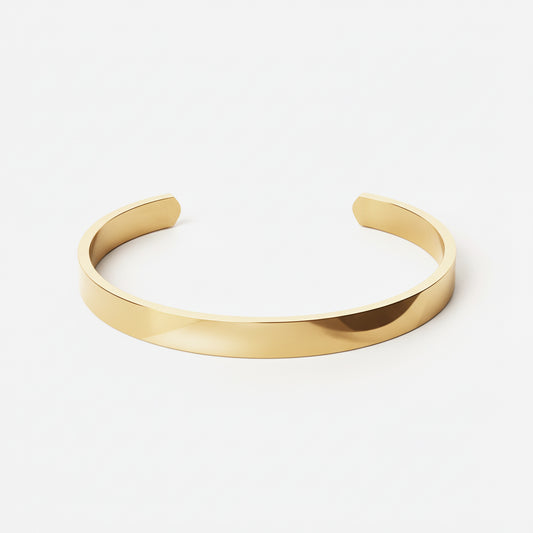 Basic Bangle 18K Guldbelagt 6mm