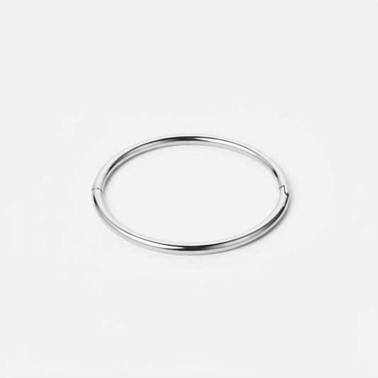 Classic Bangle Sølvfarvet 4mm