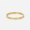 Crystal Bangle 18K Guldbelagt 6mm