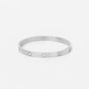 Crystal Bangle Sølvfarvet 6mm