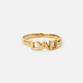 DAD Ring 18K Guldbelagt