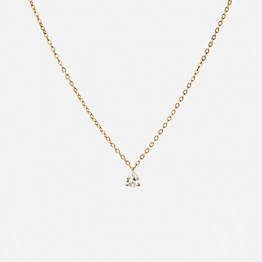 Ice Drop Zirkon Halskæde 18K Guldbelagt