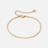 Tennisarmbånd Zirkon 18K Guldbelagt
