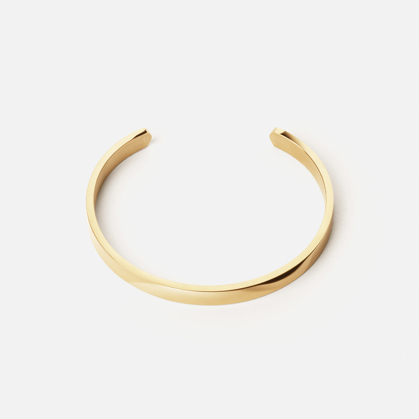Basic Bangle 18K Guldbelagt 6mm