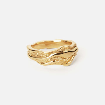 Lava Ring 18K Guldbelagt