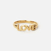 LOVE Ring 18K Guldbelagt