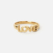 LOVE Ring 18K Guldbelagt
