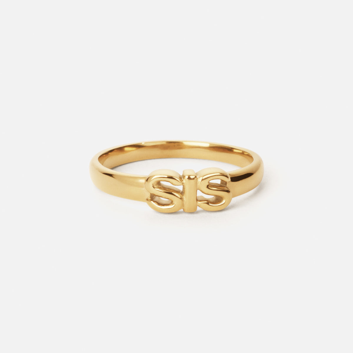 SIS Ring 18K Guldbelagt