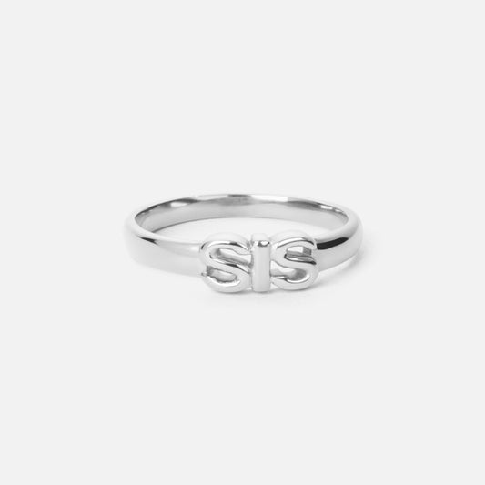 SIS Ring Sølvfarvet