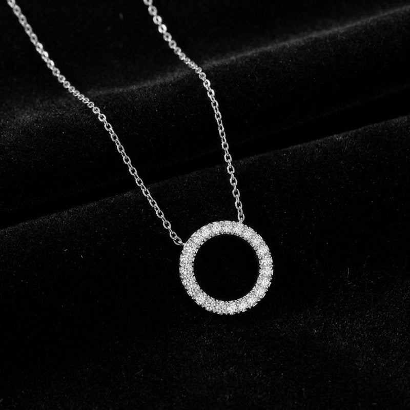 Circle Zirkon halskæde