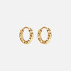 Astra Hoops Øreringe 18K Guldbelagt 12mm