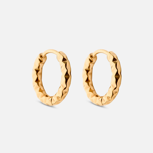 Astra Hoops Øreringe 18K Guldbelagt 15mm