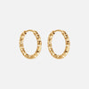 Astra Hoops Øreringe 18K Guldbelagt 18mm