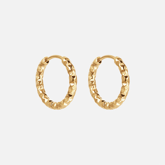 Astra Hoops Øreringe 18K Guldbelagt 18mm