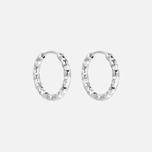 Astra Hoops Øreringe Sølvfarvet 18mm