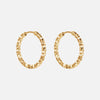 Astra Hoops Øreringe 18K Guldbelagt 22mm