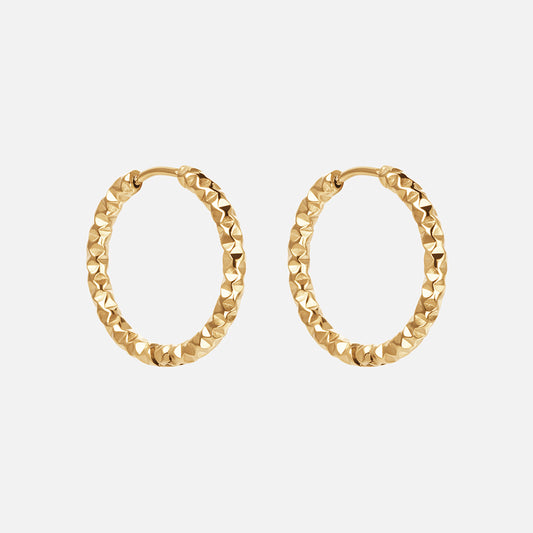 Astra Hoops Øreringe 18K Guldbelagt 22mm