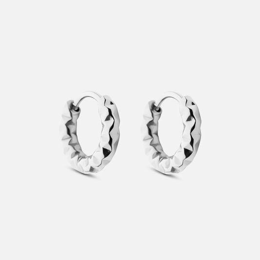 Astra Hoops Øreringe Sølvfarvet 12mm