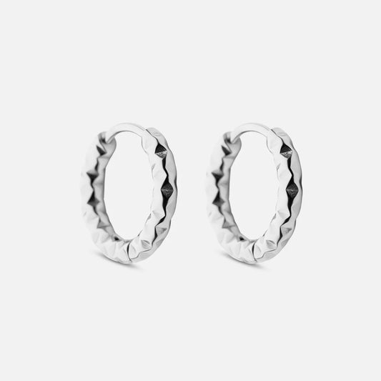 Astra Hoops Øreringe Sølvfarvet 15mm