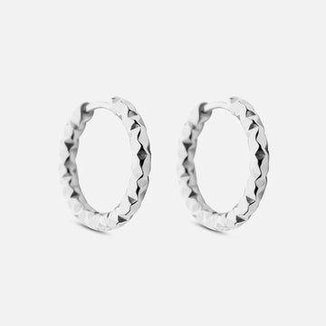 Astra Hoops Øreringe Sølvfarvet 18mm