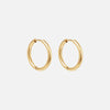 Basic Hoops Øreringe 18K Guldbelagt 21mm
