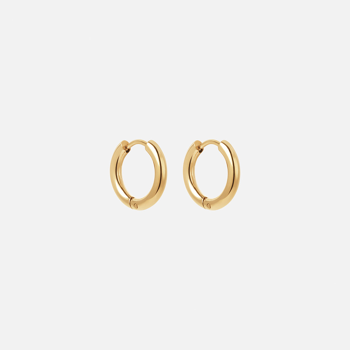 Basic Hoops Øreringe 18K Guldbelagt 15mm