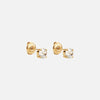 Classic Zirkon Studs Øreringe 18K Guldbelagt 5mm