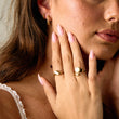 Lagoon Ring 18K Guldbelagt