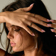 Curve Ring Justerbar 18K Guldbelagt