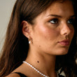 Perle Hoops Ferskvandsperler 18K Guldbelagt 14mm