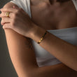 Basic Bangle Justerbar 18K Guldbelagt 6mm