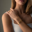 Basic Bangle Justerbar 18K Guldbelagt 6mm