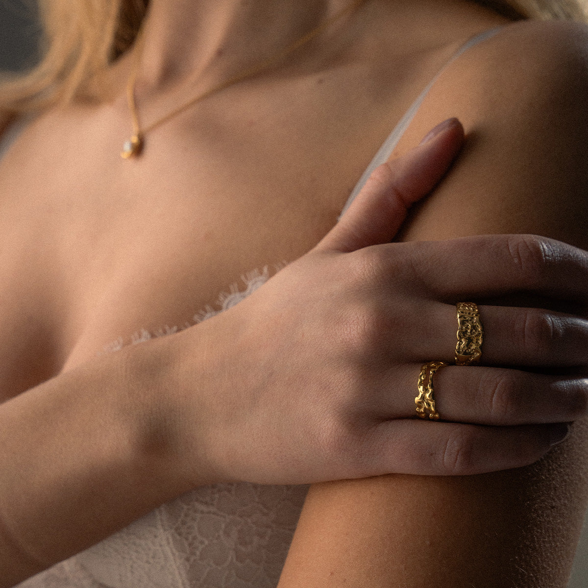 Meteor Celestial Ring 18K Guldbelagt