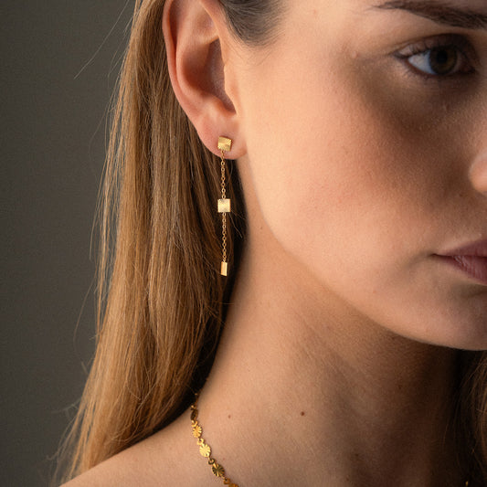 Scattered Sun Øreringe 18K Guldbelagt