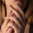 Twist Chain Ring 18K Guldbelagt