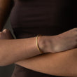 Twisted Bangle Justerbar 18K Guldbelagt 5mm