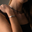 Basic Bangle Justerbar Sølvfarvet 6mm