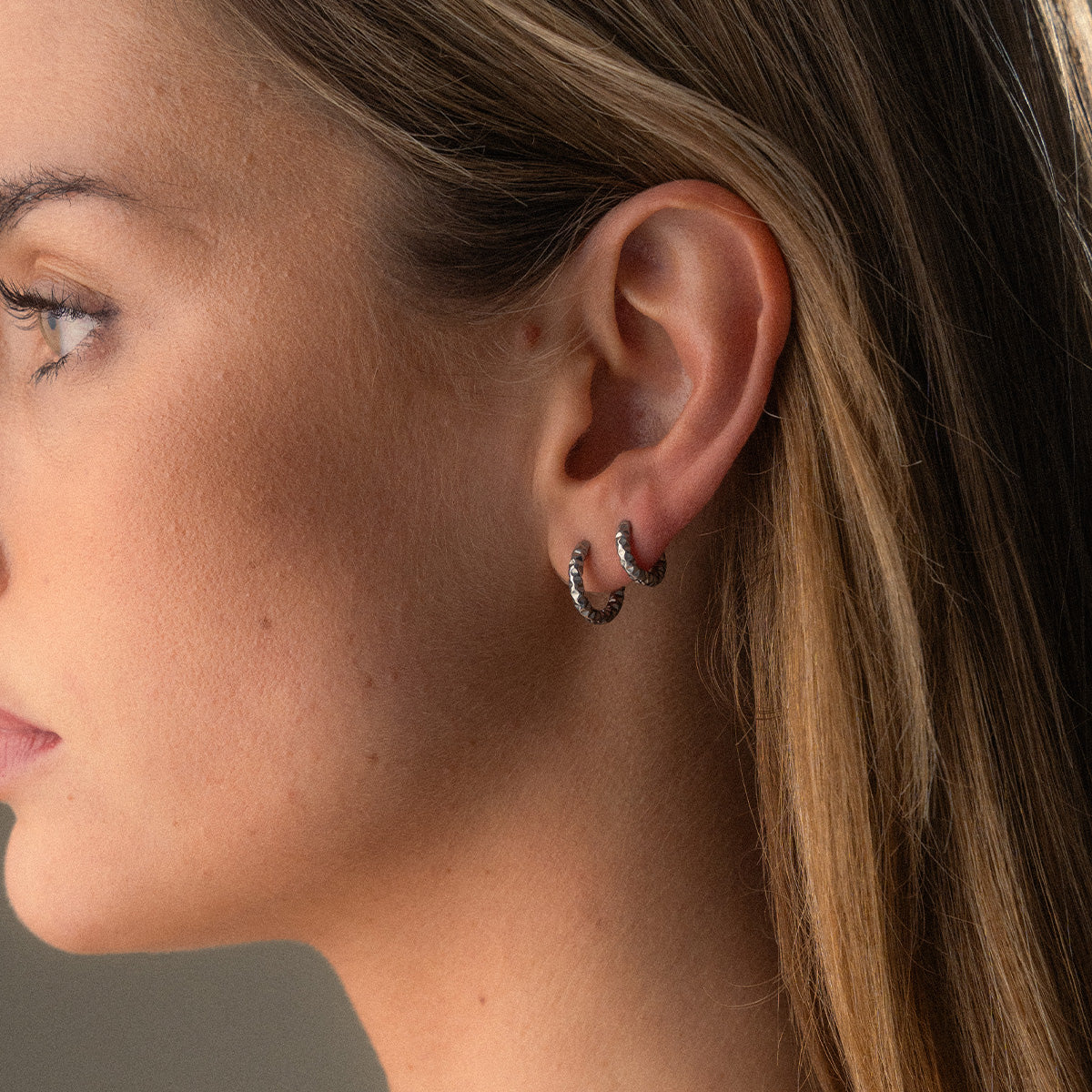 Astra Hoops Øreringe Sølvfarvet 12mm
